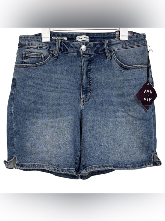 Ava & Viv Pants - Ava & Viv NWT Blue Jean Denim Bermuda Shorts Size 17 Junior's